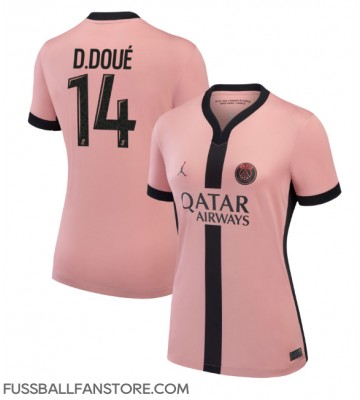 Paris Saint-Germain Desire Doue #14 Replik 3rd trikot Damen 2024-25 Kurzarm